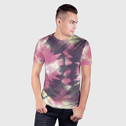 Футболка спортивная мужская Tie-Dye дизайн, цвет: 3D-принт — фото 2