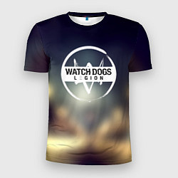 Футболка спортивная мужская Watch Dogs легион, цвет: 3D-принт
