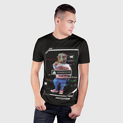 Футболка спортивная мужская Кибердеревня Робогозин, цвет: 3D-принт — фото 2