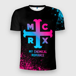 Мужская спорт-футболка My Chemical Romance - neon gradient