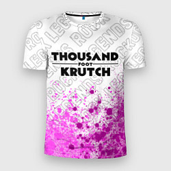Мужская спорт-футболка Thousand Foot Krutch rock legends посередине