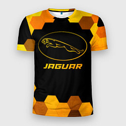 Футболка спортивная мужская Jaguar - gold gradient, цвет: 3D-принт