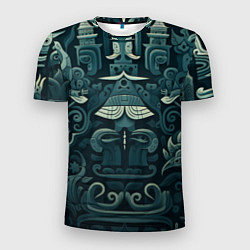 Футболка спортивная мужская Абстрактный узор в славянском стиле, цвет: 3D-принт