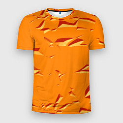Мужская спорт-футболка Оранжевый мотив