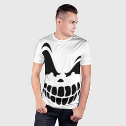 Футболка спортивная мужская The ghost is smiling, цвет: 3D-принт — фото 2