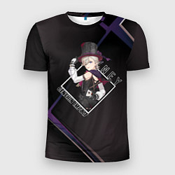 Мужская спорт-футболка Лини в ромбе