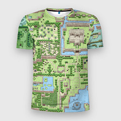 Мужская спорт-футболка Zelda: карта