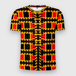 Мужская спорт-футболка Королевские квадраты