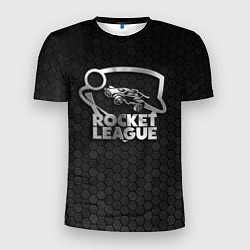 Футболка спортивная мужская Rocket League - metal logo, цвет: 3D-принт