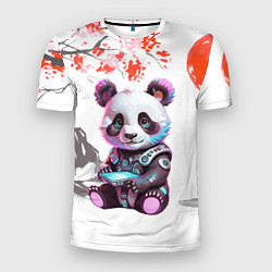 Футболка спортивная мужская Funny panda - China, цвет: 3D-принт