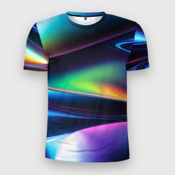 Мужская спорт-футболка Голографический материал