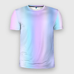 Мужская спорт-футболка Градиент матовый светлый