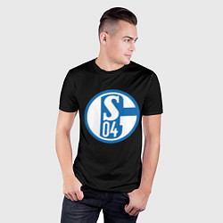 Футболка спортивная мужская Schalke 04 fc club sport, цвет: 3D-принт — фото 2