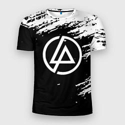 Футболка спортивная мужская Linkin Park - black and white, цвет: 3D-принт