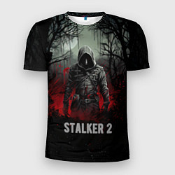 Футболка спортивная мужская Stalker 2 dark mode, цвет: 3D-принт