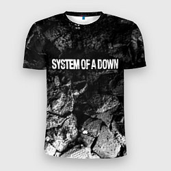 Футболка спортивная мужская System of a Down black graphite, цвет: 3D-принт