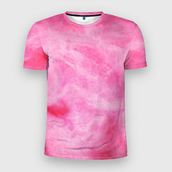 Мужская спорт-футболка Розовая сахарная вата