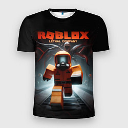 Футболка спортивная мужская Lethal Company x Roblox, цвет: 3D-принт