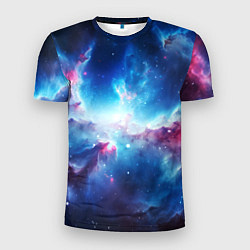 Мужская спорт-футболка Fascinating cosmic expanses