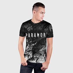 Футболка спортивная мужская Paramore black graphite, цвет: 3D-принт — фото 2