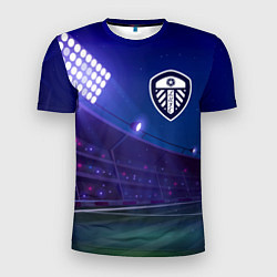 Футболка спортивная мужская Leeds United ночное поле, цвет: 3D-принт