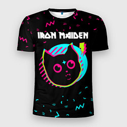 Футболка спортивная мужская Iron Maiden - rock star cat, цвет: 3D-принт