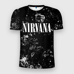 Футболка спортивная мужская Nirvana black ice, цвет: 3D-принт