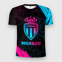 Мужская спорт-футболка Monaco - neon gradient