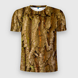 Футболка спортивная мужская Кора дерева текстура, цвет: 3D-принт
