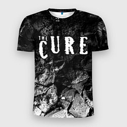 Мужская спорт-футболка The Cure black graphite