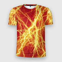 Футболка спортивная мужская Lightning strikes, цвет: 3D-принт
