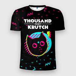 Мужская спорт-футболка Thousand Foot Krutch - rock star cat