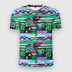 Футболка спортивная мужская Abstract color pattern, цвет: 3D-принт