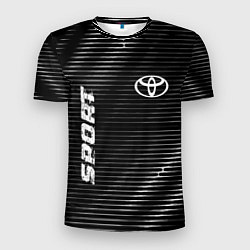 Футболка спортивная мужская Toyota sport metal, цвет: 3D-принт