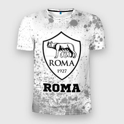 Мужская спорт-футболка Roma sport на светлом фоне