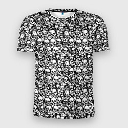 Футболка спортивная мужская Very much skulls, цвет: 3D-принт