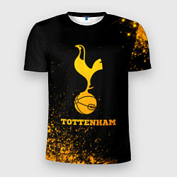 Мужская спорт-футболка Tottenham - gold gradient