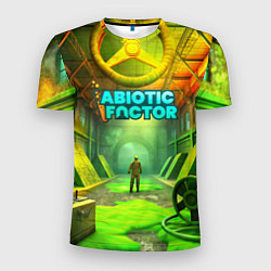 Футболка спортивная мужская Abiotic Factor атомный завод, цвет: 3D-принт