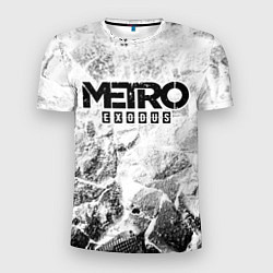 Мужская спорт-футболка Metro Exodus white graphite