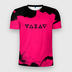 Футболка спортивная мужская Ведьмак лого смок, цвет: 3D-принт