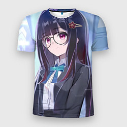 Мужская спорт-футболка Honkai Star Rail Sparkle smile