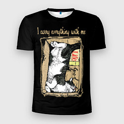 Футболка спортивная мужская Всё своё ношу с собой, цвет: 3D-принт