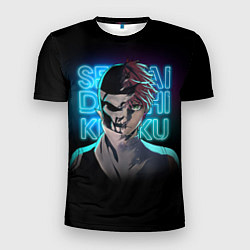 Футболка спортивная мужская Боевой отряд Полный провал Комбатант Ди и Хибики, цвет: 3D-принт