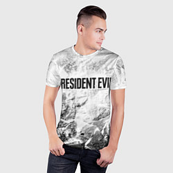 Футболка спортивная мужская Resident Evil white graphite, цвет: 3D-принт — фото 2
