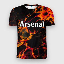 Футболка спортивная мужская Arsenal red lava, цвет: 3D-принт