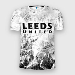 Футболка спортивная мужская Leeds United white graphite, цвет: 3D-принт