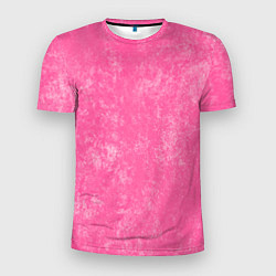 Футболка спортивная мужская Pink bleached splashes, цвет: 3D-принт