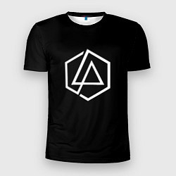 Футболка спортивная мужская Linkin park logo white, цвет: 3D-принт