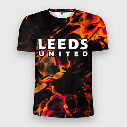 Футболка спортивная мужская Leeds United red lava, цвет: 3D-принт