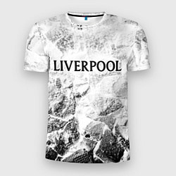 Футболка спортивная мужская Liverpool white graphite, цвет: 3D-принт